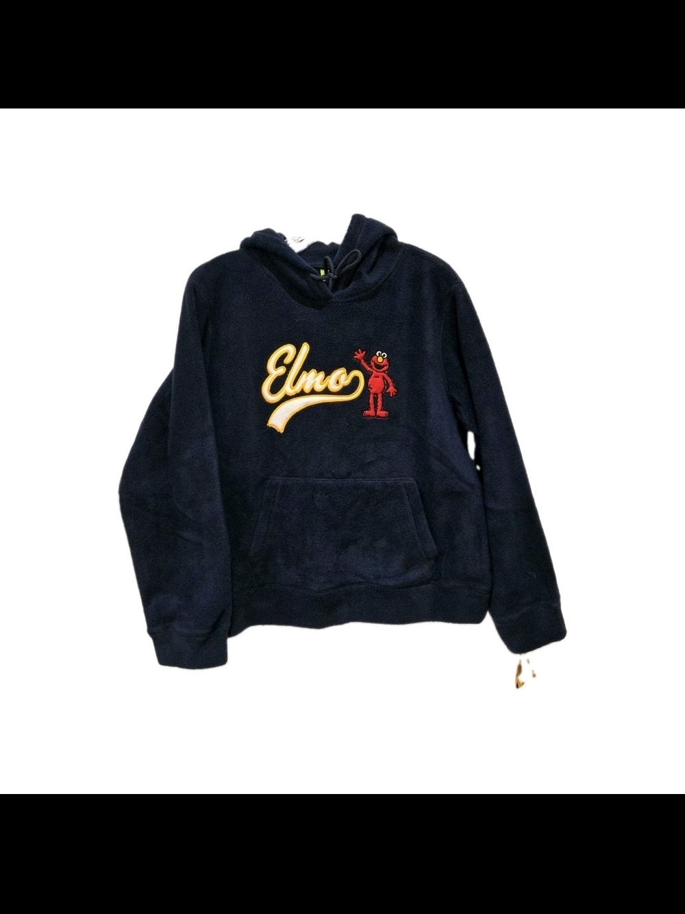 Sesame Street Navy Elmo Script Hoodie